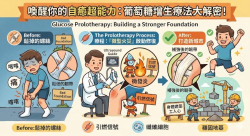  葡萄糖增生療法：精準注射，從根源加固你的韌帶與關節